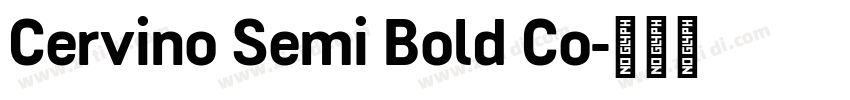Cervino Semi Bold Co字体转换